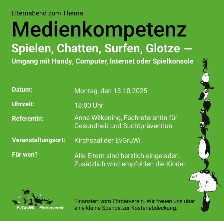 Einladung: Elternabend zum Thema Medienkompetenz!