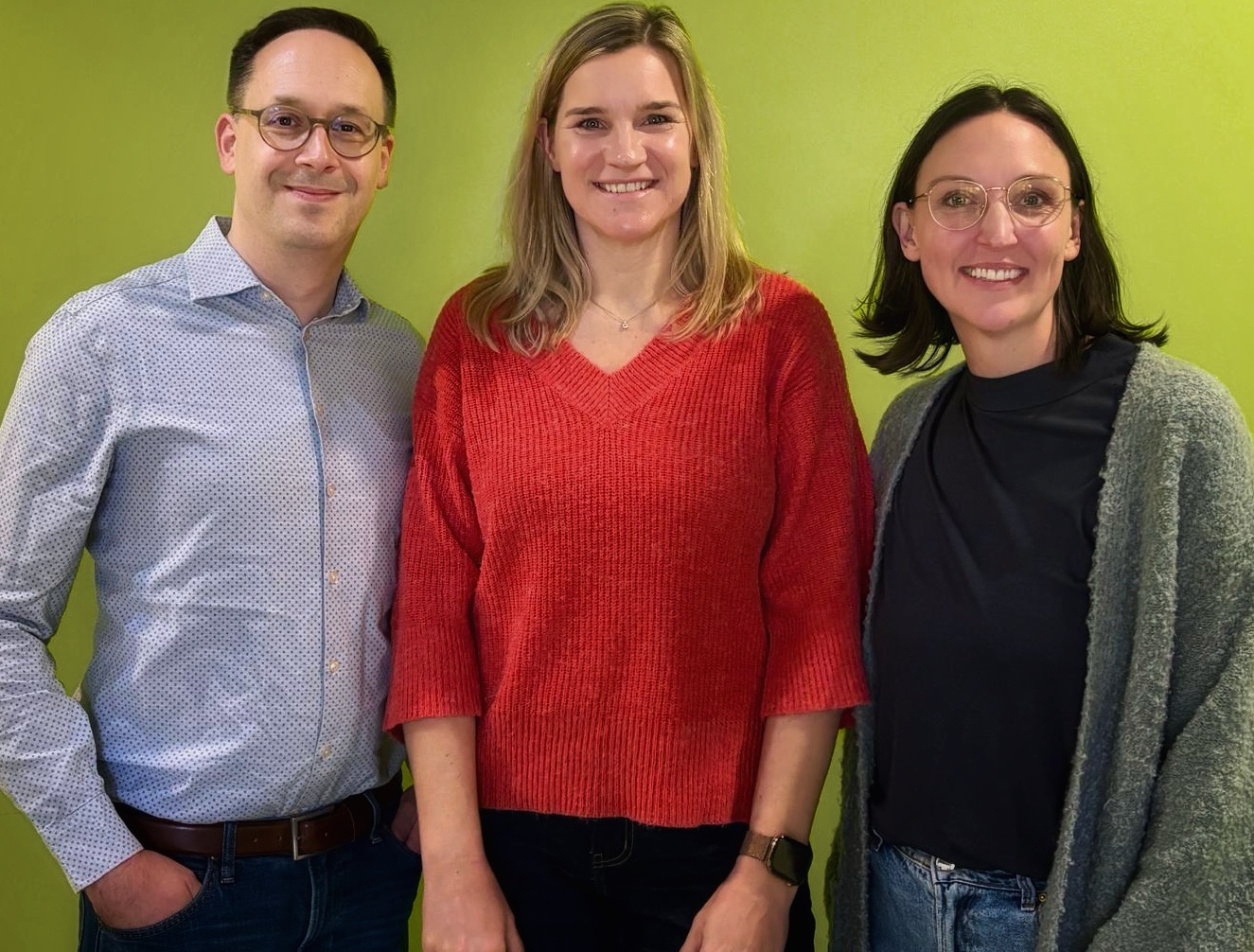 Vorstand des Fördervereins EvGruWi: Lars Töpfer, Marlen Grasmugg, Magdalena Thews (v.l.n.r.)